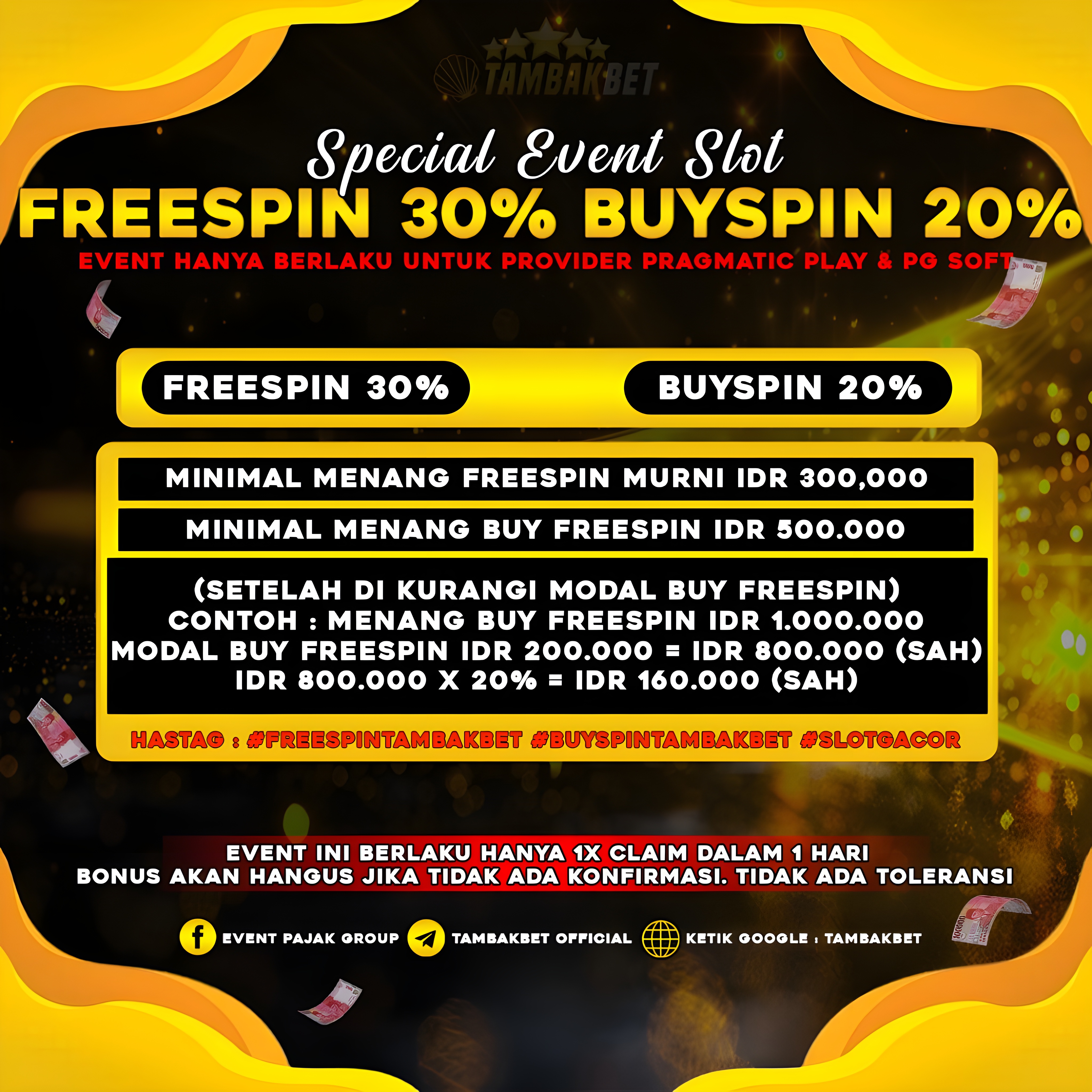 TAMBAKBET • Promo Terlengkap Dengan Bonus Freespin Setiap Hari